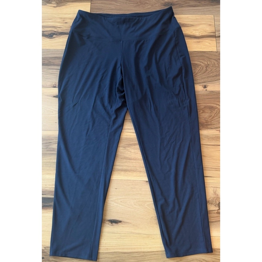 J.Jill Wearever Collection Smooth Fit Slim Leg Pants Navy Blue XL NWT Stretch
